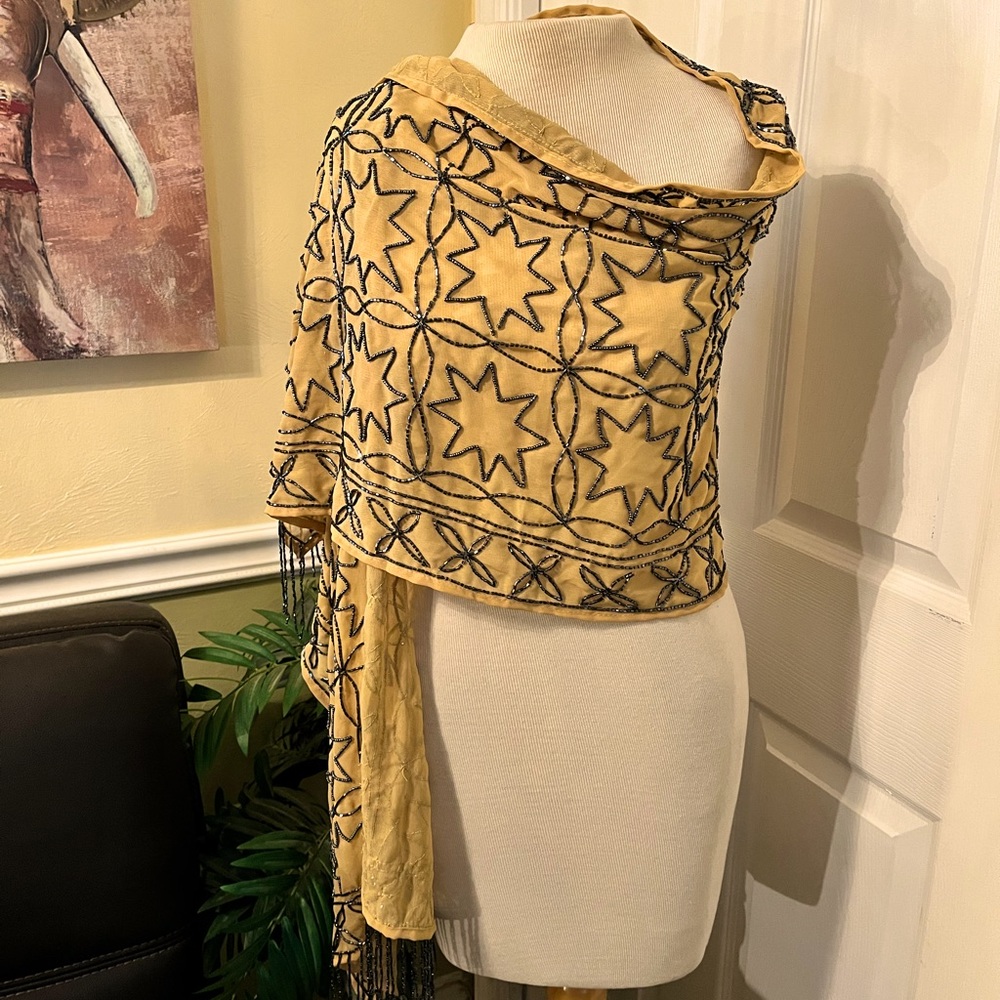 Beaded shawl